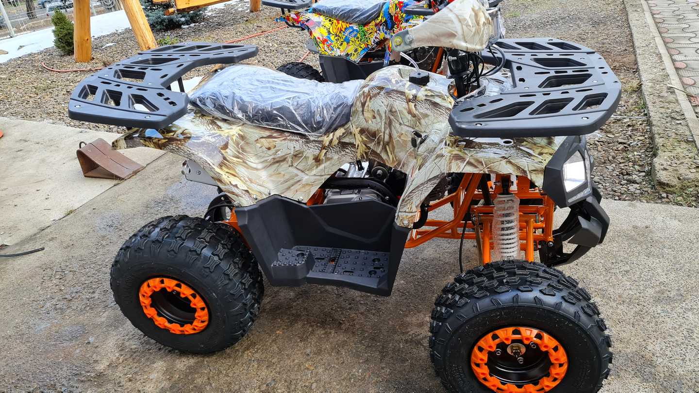 Atv CAMOFLAGE nou 2021, cel mai mare la categoria 125cc